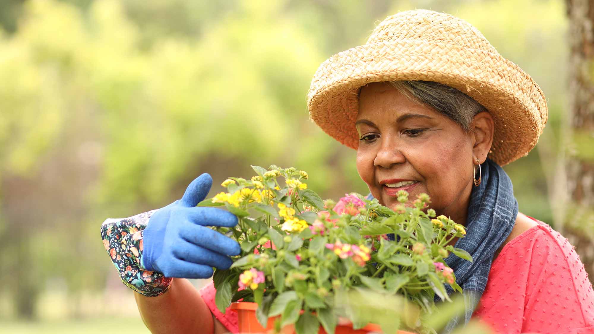 senior gardening at Varenita of Simi Valley retirement community