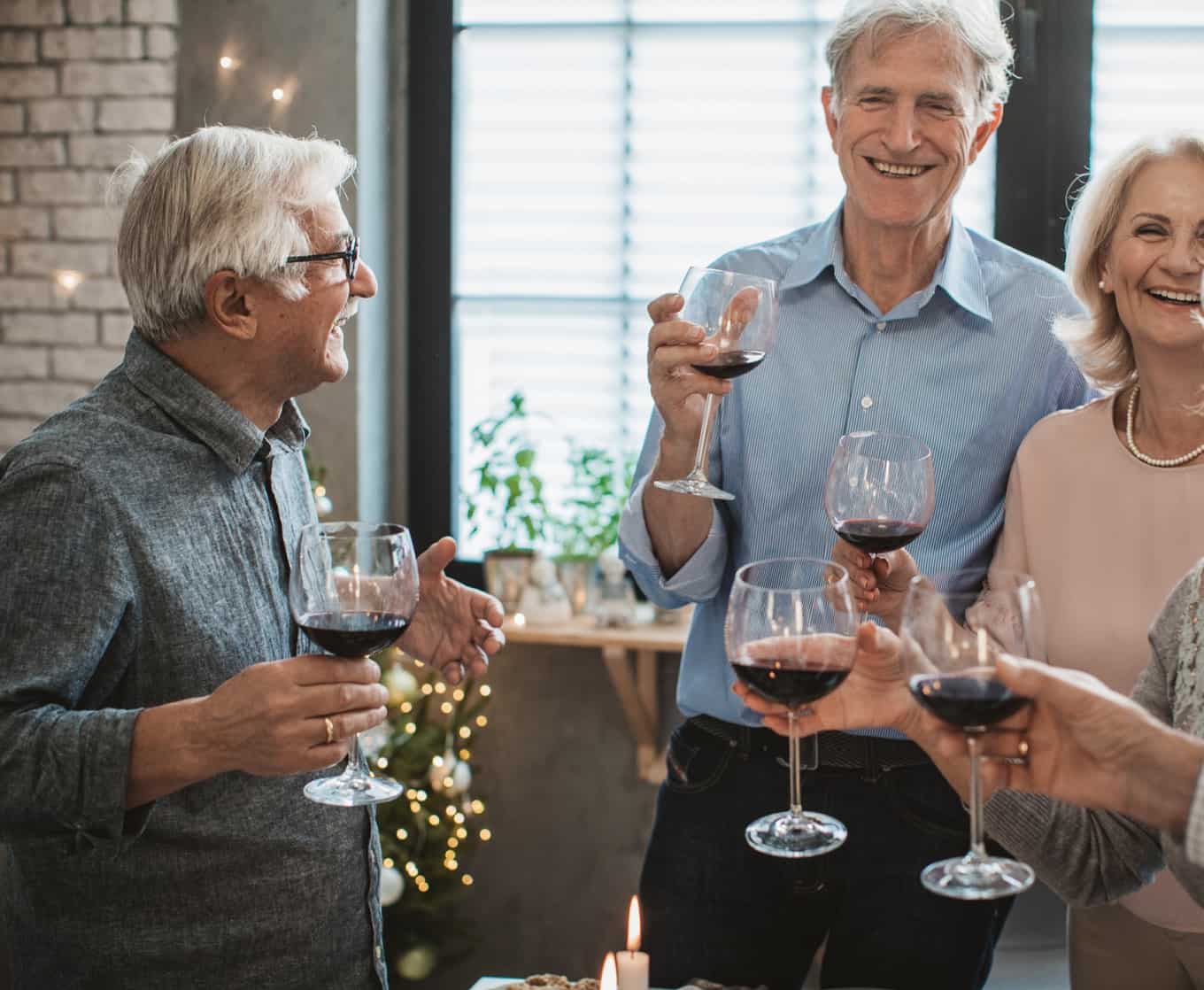 Ventura County retirement community residents drinking wine
