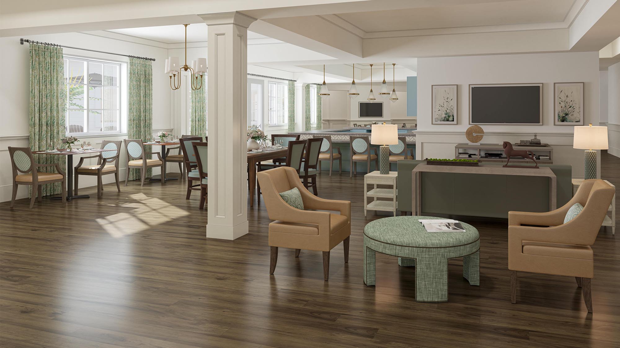 West Cobb memory Care Dining Room