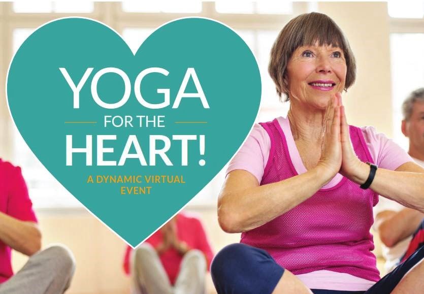 Yoga For the Heart virtual event at senior living community

